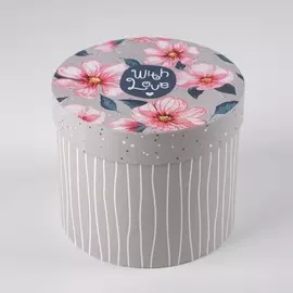 Коробка подарочная круглая