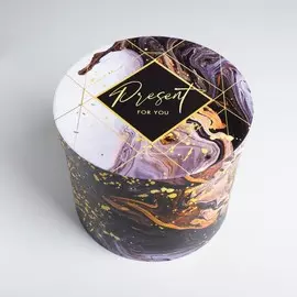 Коробка подарочная круглая