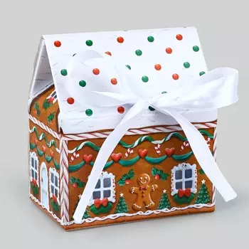 Коробка подарочная новогодняя складная