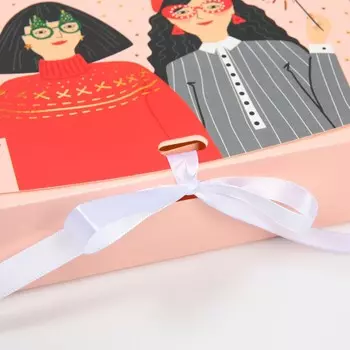 Коробка подарочная новогодняя складная