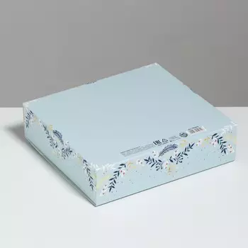 Коробка подарочная новогодняя складная