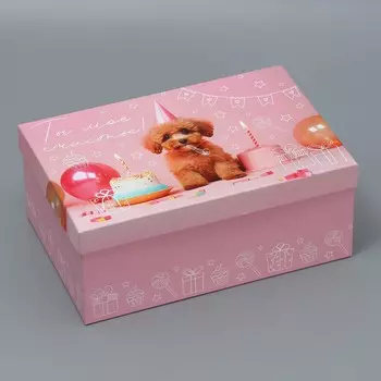 Коробка подарочная прямоугольная, упаковка,