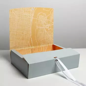 Коробка подарочная складная двухсторонняя, упаковка,