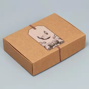 Коробка подарочная складная крафтовая, упаковка,