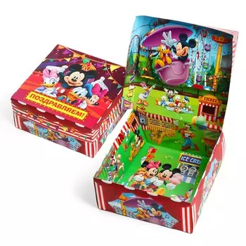 Подарочная коробка складная с 3д