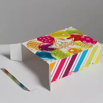 Коробка подарочная складная, упаковка,