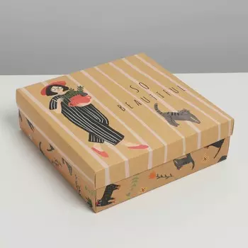 Коробка подарочная складная, упаковка,
