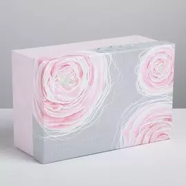 Коробка подарочная прямоугольная, упаковка,