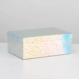 Коробка прямоугольная иридисцентная