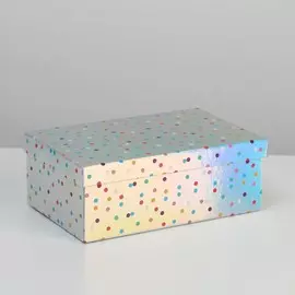 Коробка прямоугольная иридисцентная