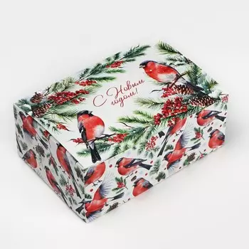 Коробка подарочная новогодняя складная