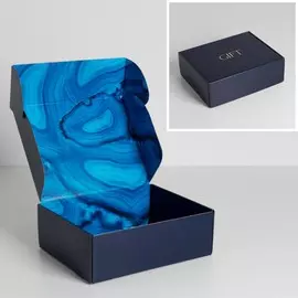 Коробка подарочная двухсторонняя складная, упаковка,