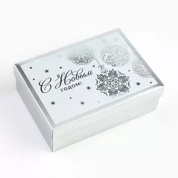 Коробка подарочная новогодняя складная