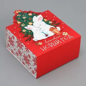 Подарочная коробкановогодняя складная