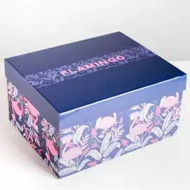 Коробка складная flamingo, 31,2 х 25,6 х 16,1 см
