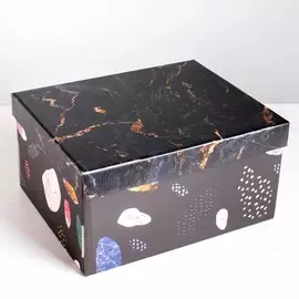 Коробка складная marble, 31,2 х 25,6 х 16,1 см