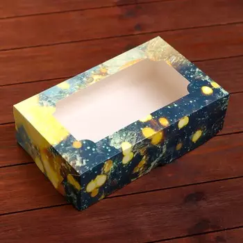 Коробка складная с окном