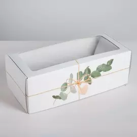 Коробка складная с pvc-окном