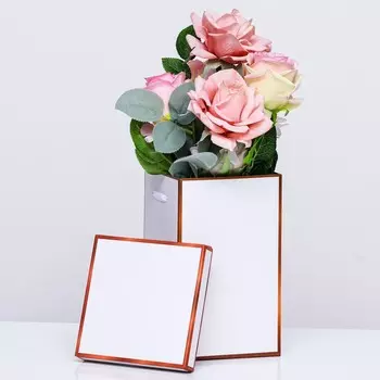 Коробка подарочная складная, золото, 14 х 23 см