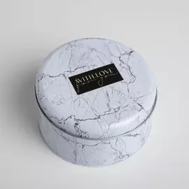 Коробка жестяная подарочная with love for you, 13 х 7 см