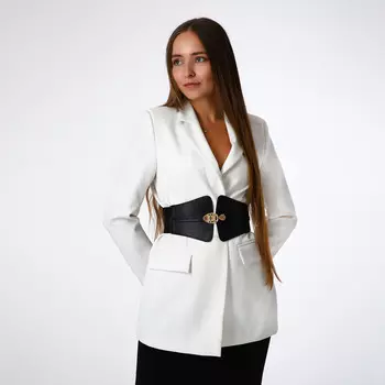 Корсет женский широкий, 6813 см, золотистая, черный