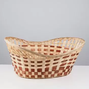 Корзина-конфетница плетеная