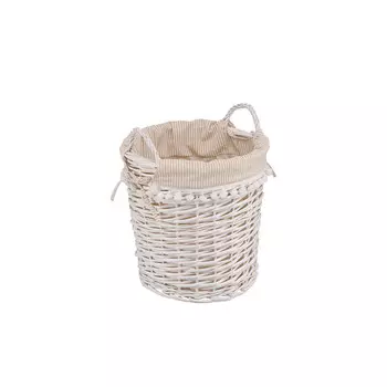 Корзина бельевая круглая с ручками