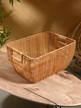 Корзина для белья, 513825 см, ротанг