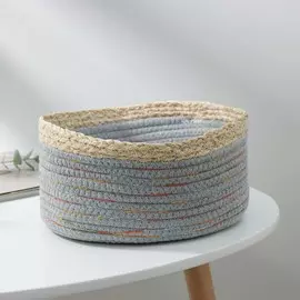 Корзина плетёная ручной работы доляна