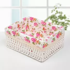 Корзина для хранения плетёная ручной работы доляна