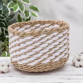 Корзина для хранения плетёная