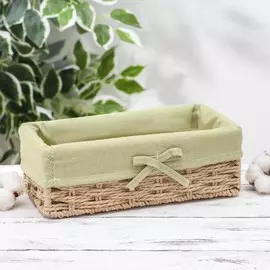 Корзина для хранения плетёная доляна