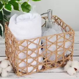 Корзина для хранения плетёная доляна ручной работы