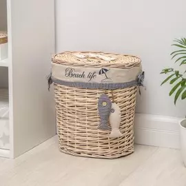 Корзина для хранения плетёная доляна