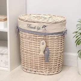 Корзина для хранения плетёная доляна