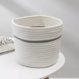 Корзина для хранения плетёная ручной работы доляна