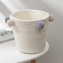 Корзина для хранения плетёная доляна