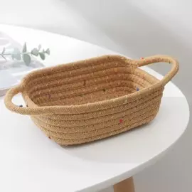 Корзина для хранения плетёная доляна