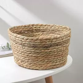 Корзина для хранения плетёная доляна