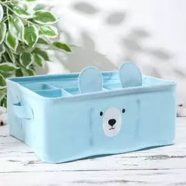 Корзина для хранения с ручками доляна