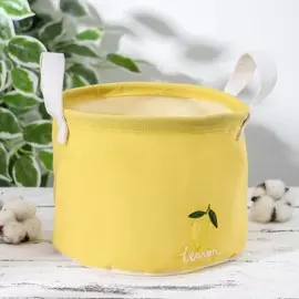 Корзина для хранения с ручками доляна