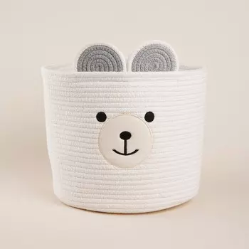 Корзина для хранения sl home, плетеная, ручной работы, 292926 см, белая