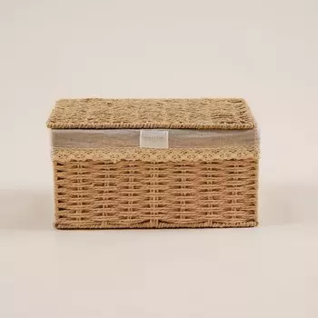 Корзина для хранения sl home, плетеная, ручной работы, 403021 см