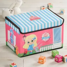 Корзина для игрушек 37х24х24 см