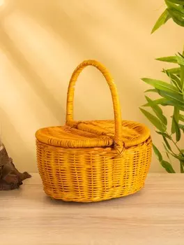 Корзина для пикника, 252228 см, ротанг