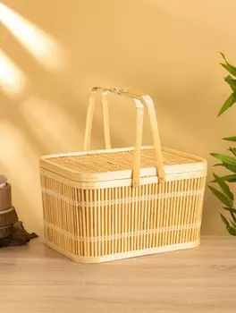 Корзина для пикника, 262621 см, бамбук