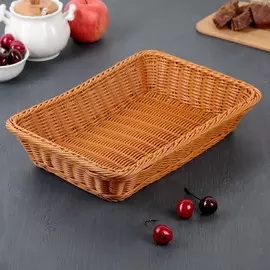 Корзина для продуктов доляна, 3524,57 см, цвет коричневый