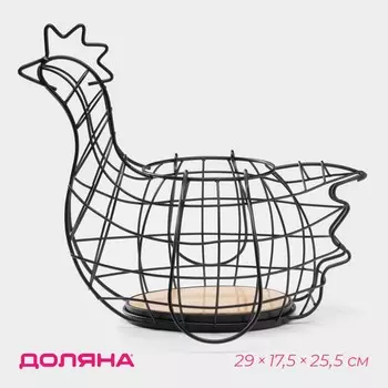 Корзина для яиц доляна