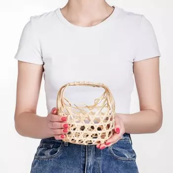 Корзина плетеная, 16138/16, бамбук