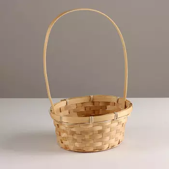Корзина плетеная, 21x16х10хh34см, натуральный